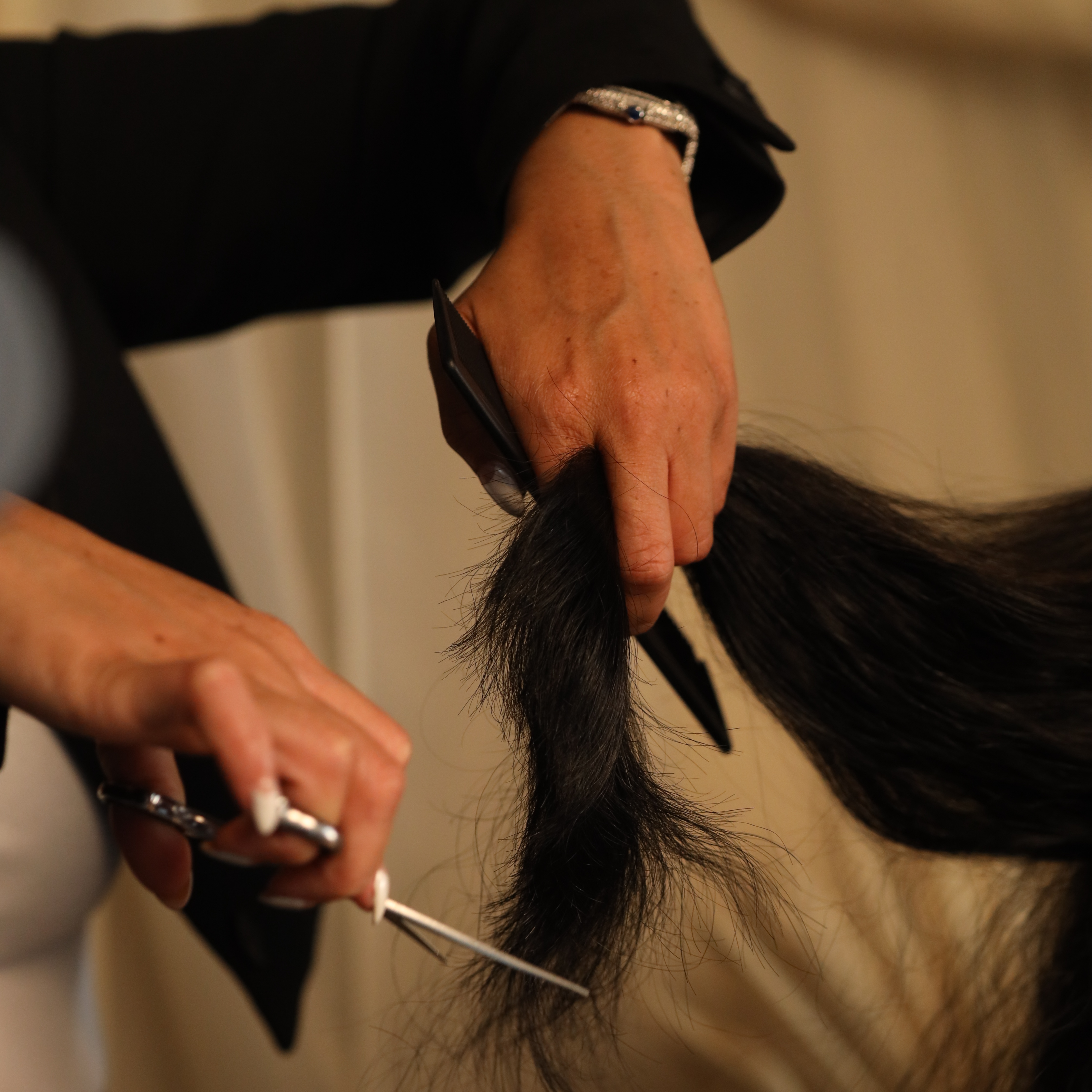 Half Up, Half Down Quick Weave at Raven L Hair in Richardson, TX