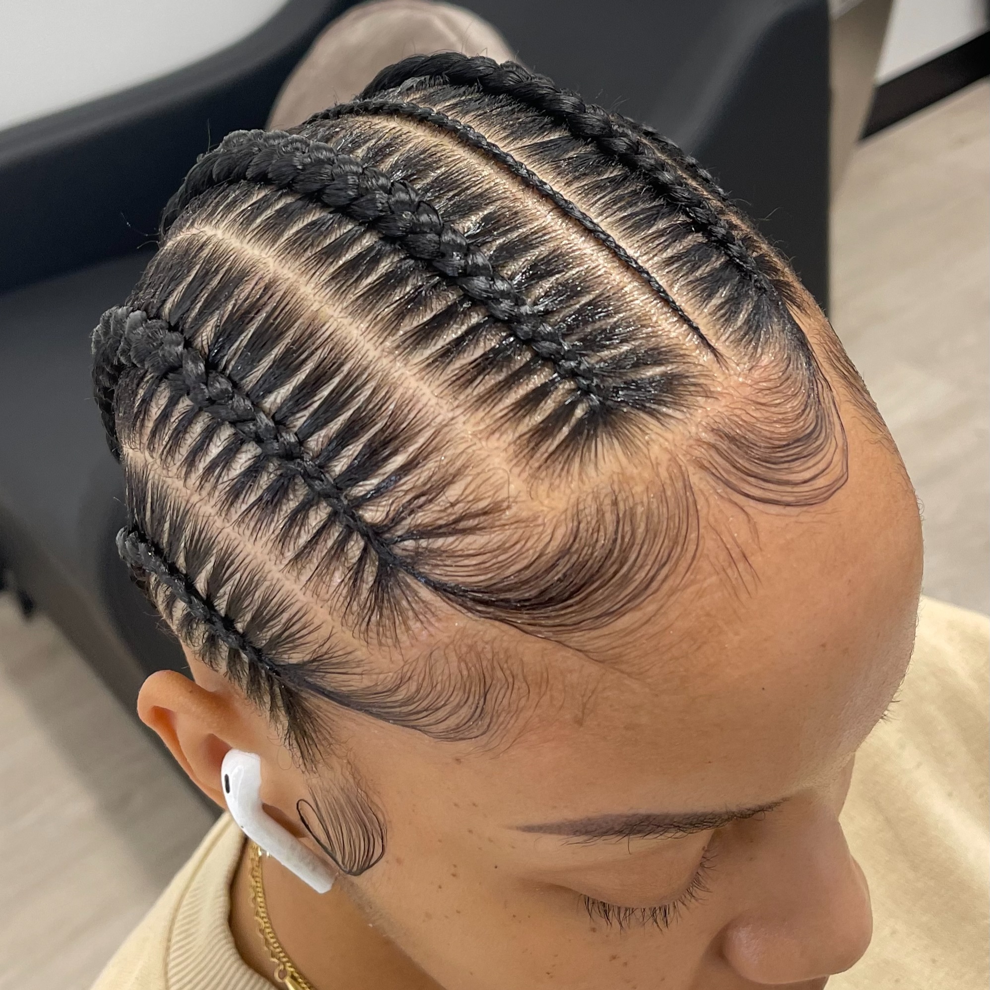 Stitch Braids at Blossoms HTX Hair Studio in Spring, TX
