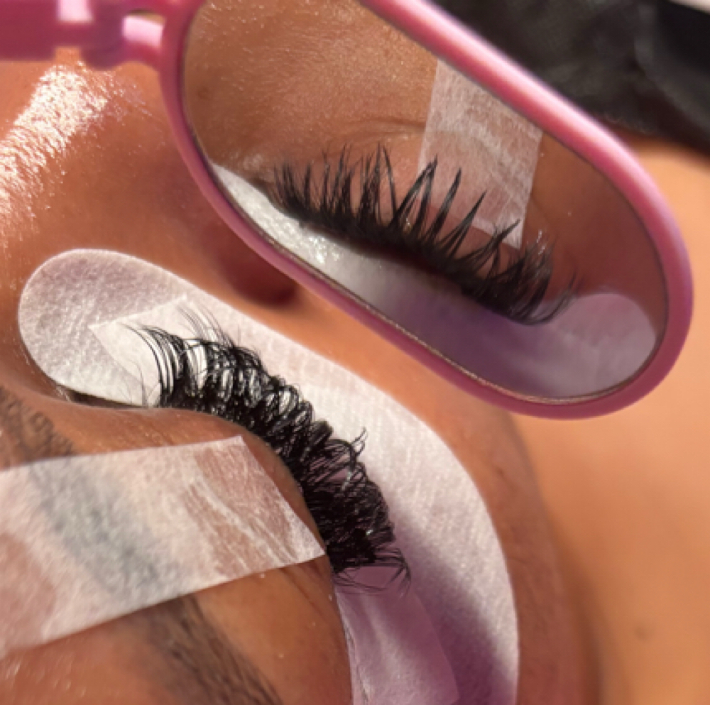 Lash Clusters at Blushin Beauty in Charlotte, NC