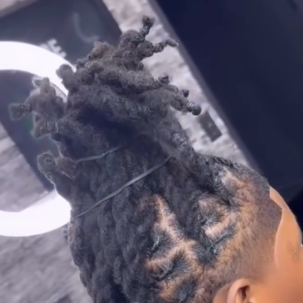 loc retwist at TruGlam Stylist in Winston Salem, NC