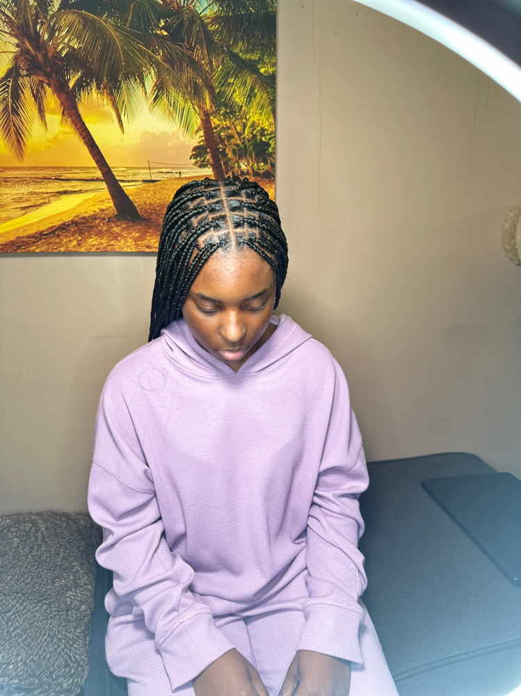 Knotless Braids (Waist) at AC BRAIDING in Romeoville, IL