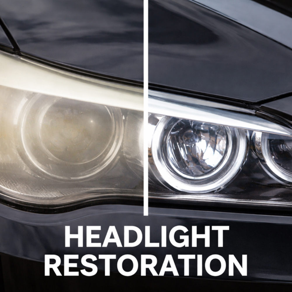 Headlight Restoration at Da’Mes Detailing