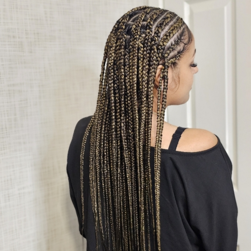 SMedium Knotless Braids at Karshea Hair Salon in Lakeland, FL