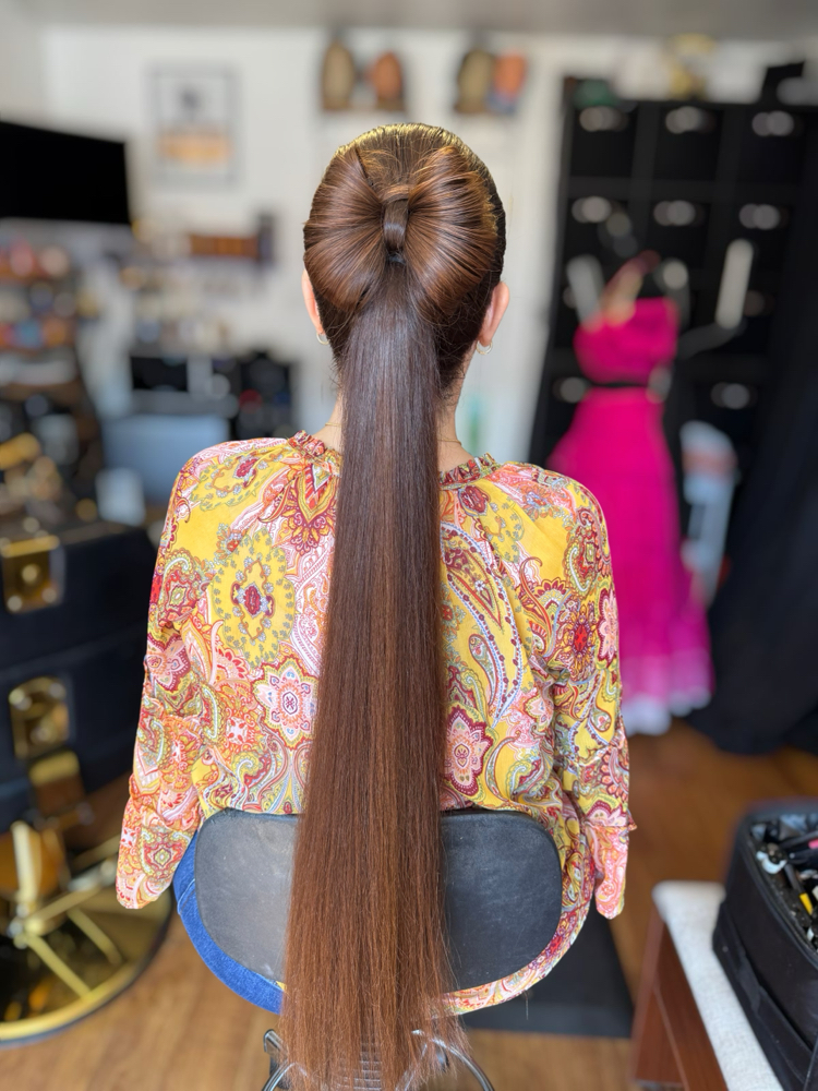 Bow Tie Ponytail