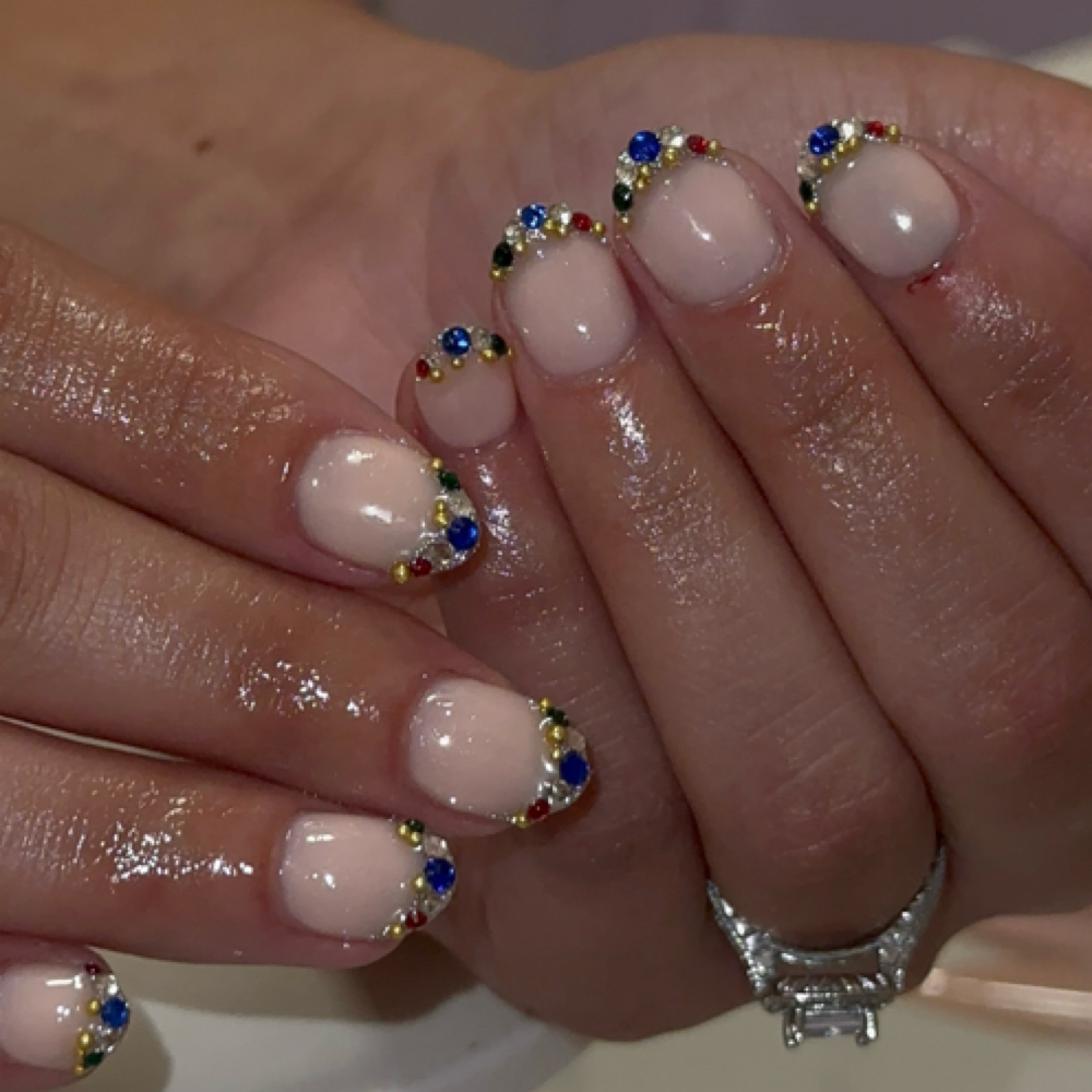 structured gel mani fill ins