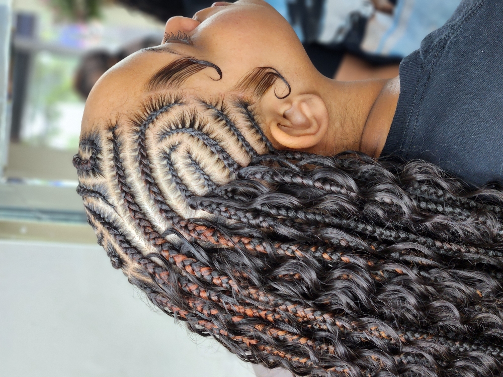 Cornrows at MaryamuAfricanbraids in Newark, NJ