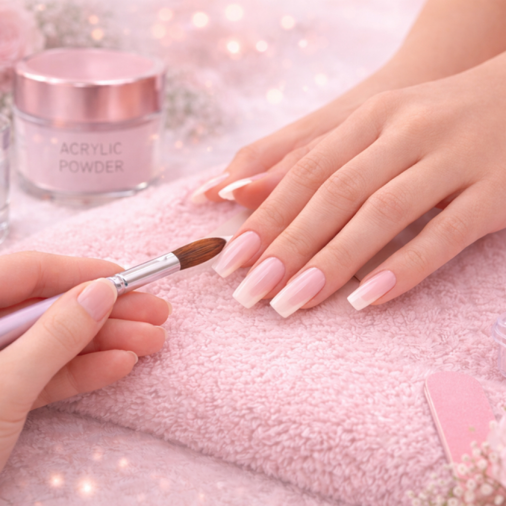 Acrylic Fill at Essence Nail Salon in Livingston, CA