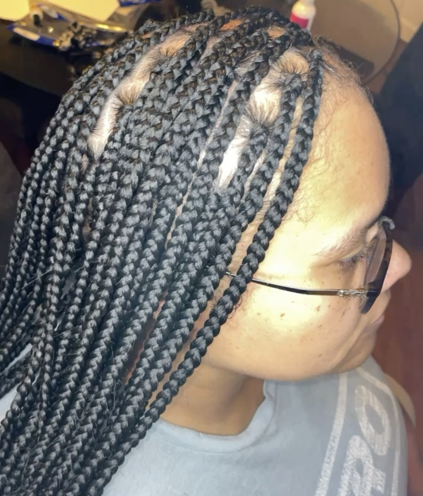 Small Knotless Braids