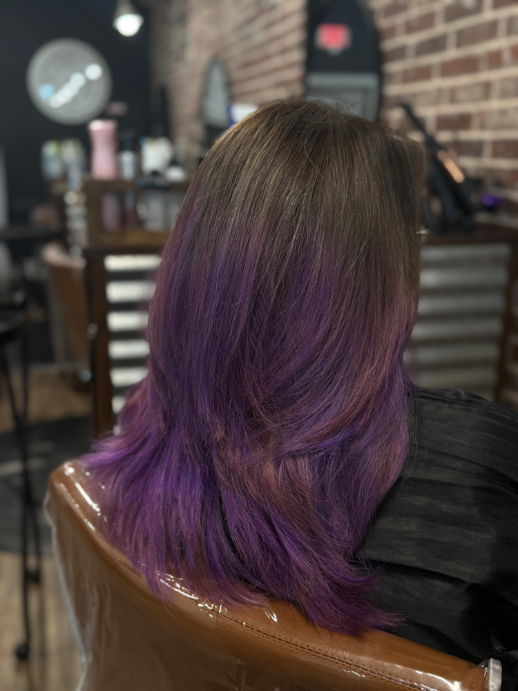Ombre hair color