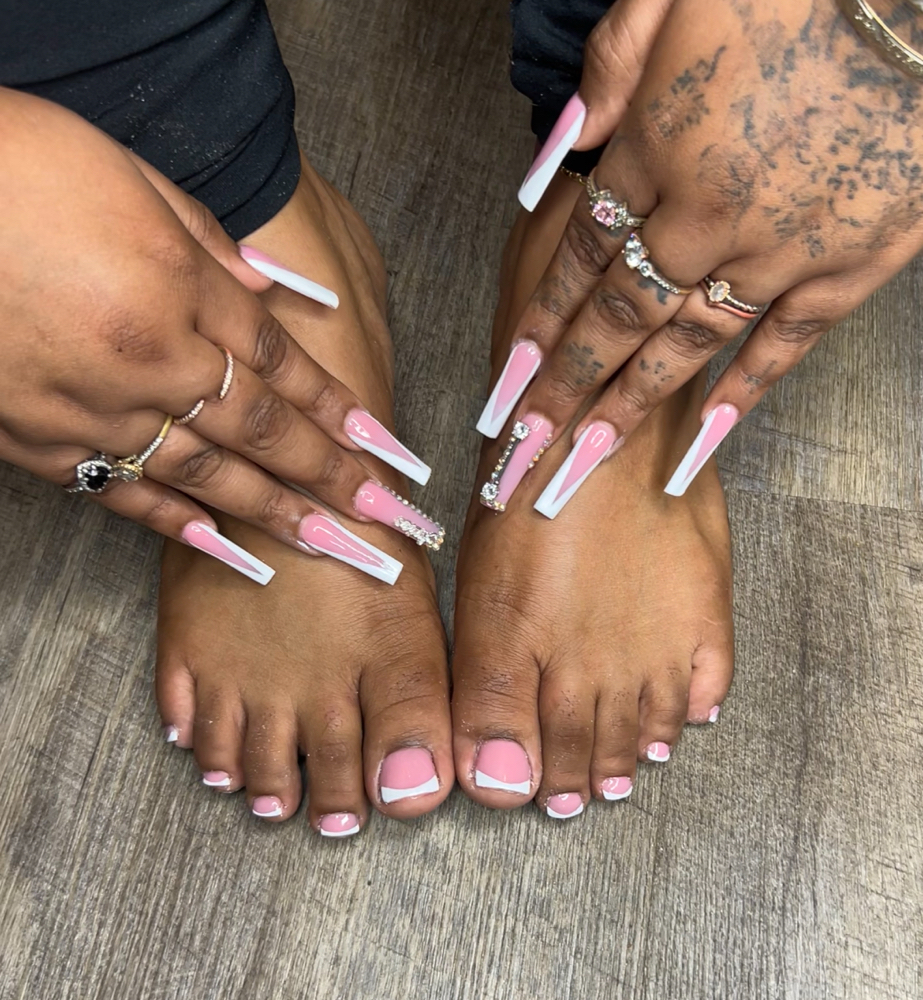 XL-Nails & Toes at Lisa’s Nail House in Tampa, FL
