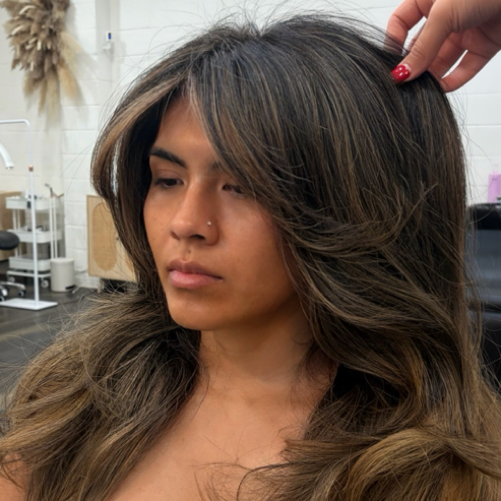 Grey Blending at Lush Hair & Co in Sacramento, CA