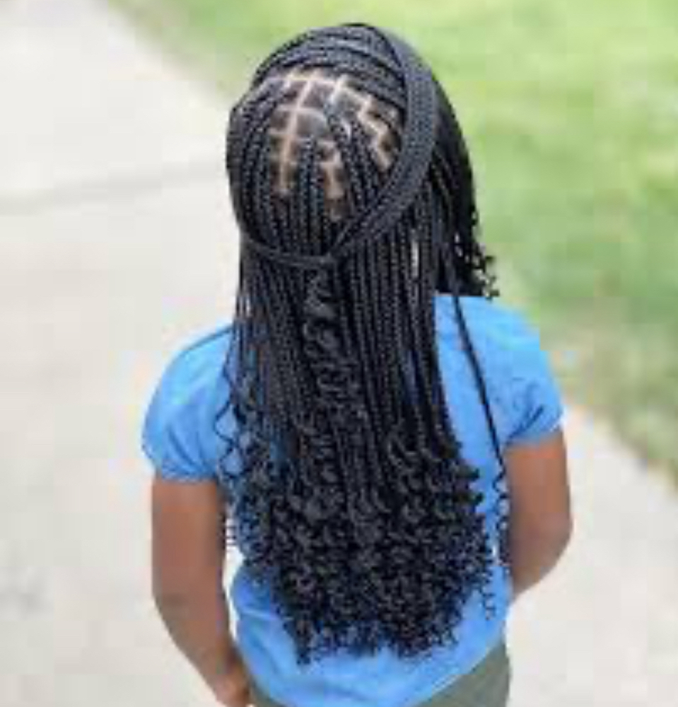 Kids Knotless braids