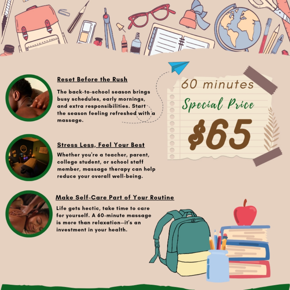 Back To School at Rooted Touch Wellness in Greensboro, NC