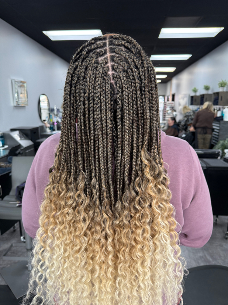 Curly Box Braids