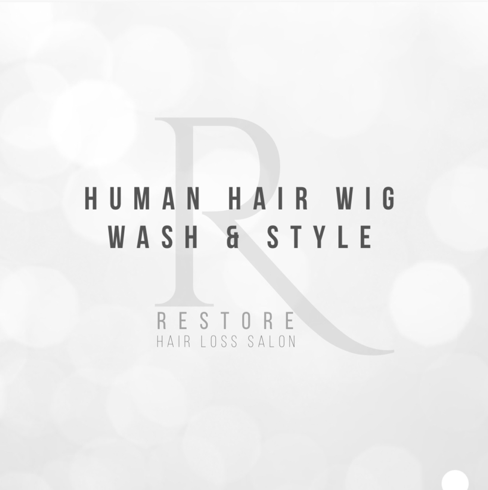 Human Hair Wig Wash & Style