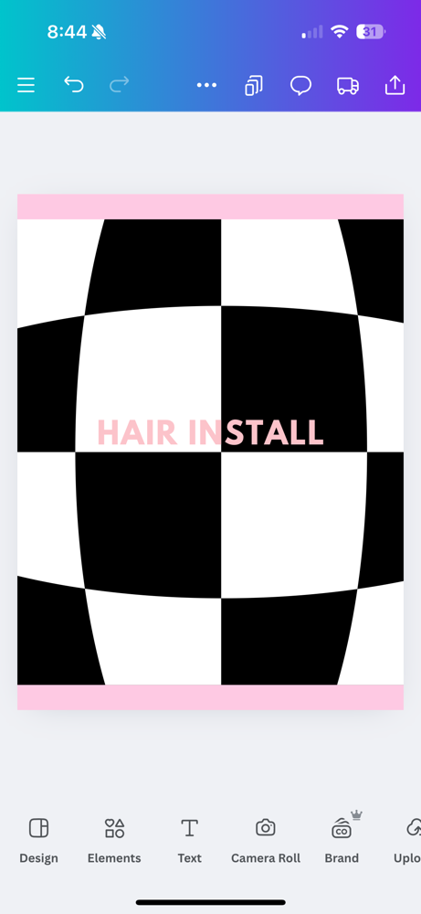 Hair extension install