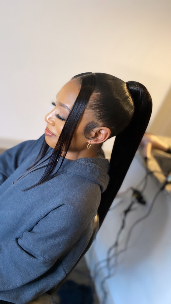 Classy Ponytail W/ 2 Pieces