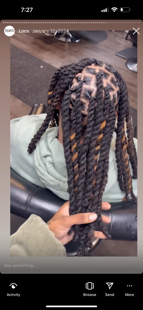 2 Strand Twist (locs)