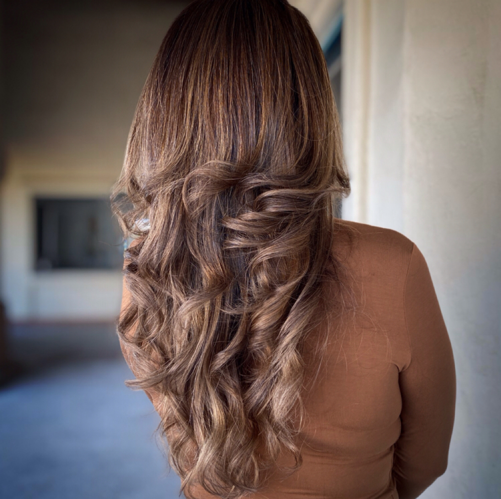 Long/Thick Haircut & Blowdry at REFINED by Rocky in Rancho Mirage, CA