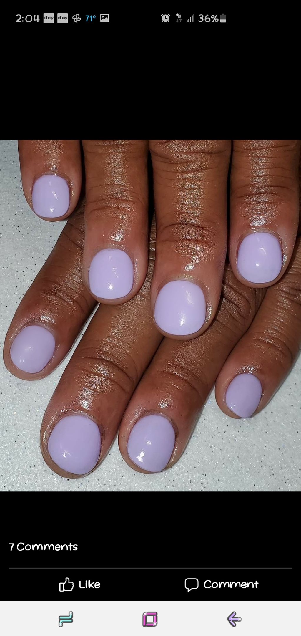 Short Acrylic Overlay