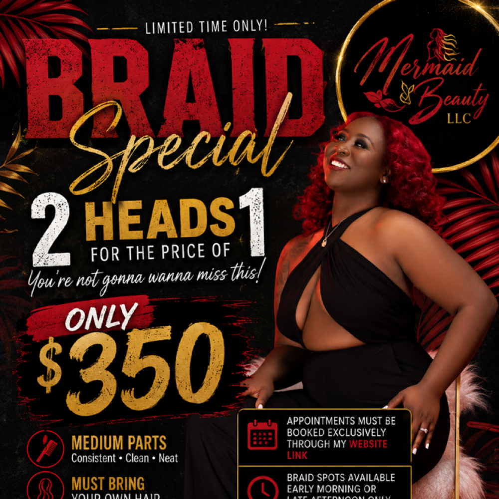 Boho Braid Special at Mermaid Beauty LLC in Anniston, AL