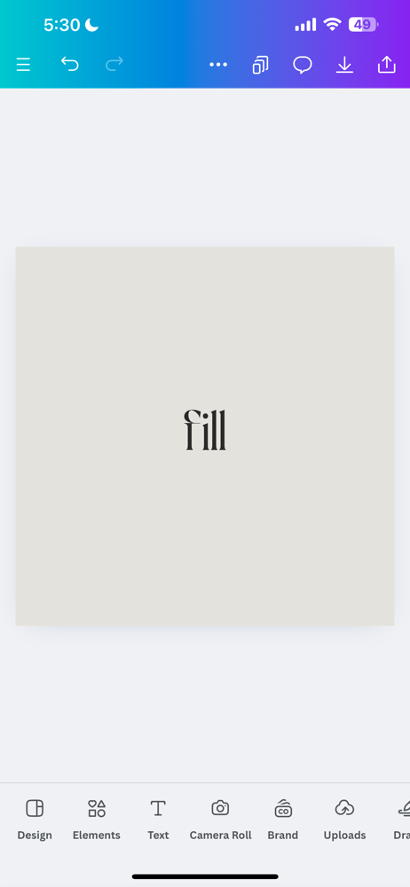 Fill