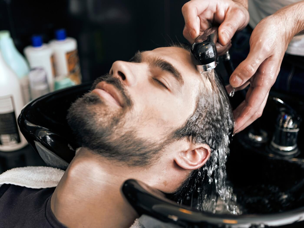 Hair Wash And Scalp Massage