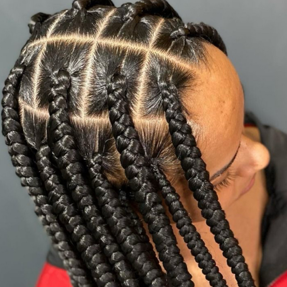 Large Box Braids at Bare Down There in Fort Collins, CO