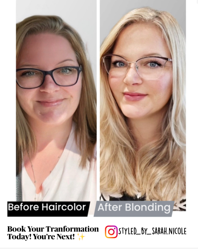 Blonding Session