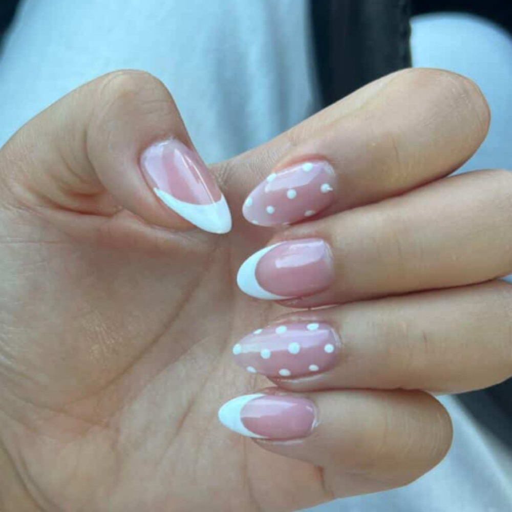 French Tip Nail Art at NΛNCÉ Atelier in Wesley Chapel, FL