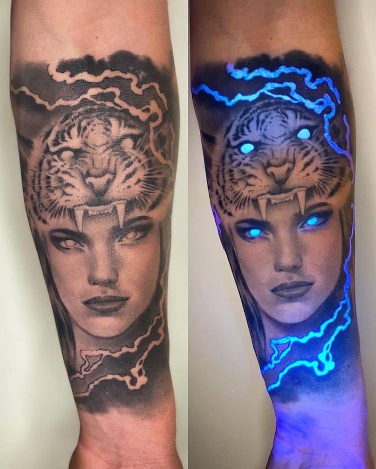 Blacklight Ink Tattoos