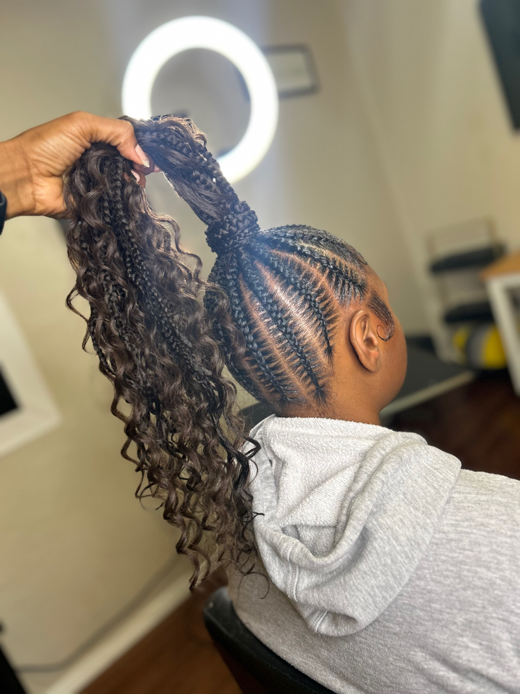 Large Stitch Ponytail/Bun