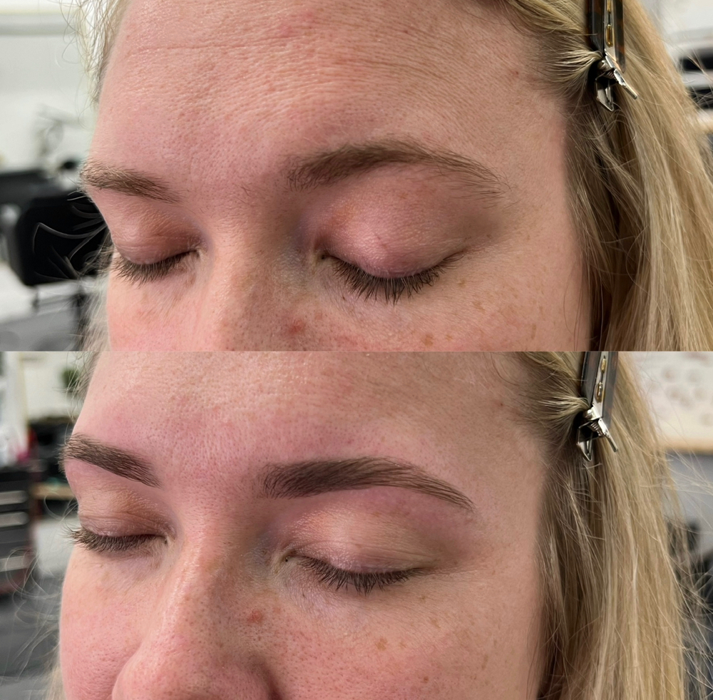Brow Tint + Wax/Tweeze