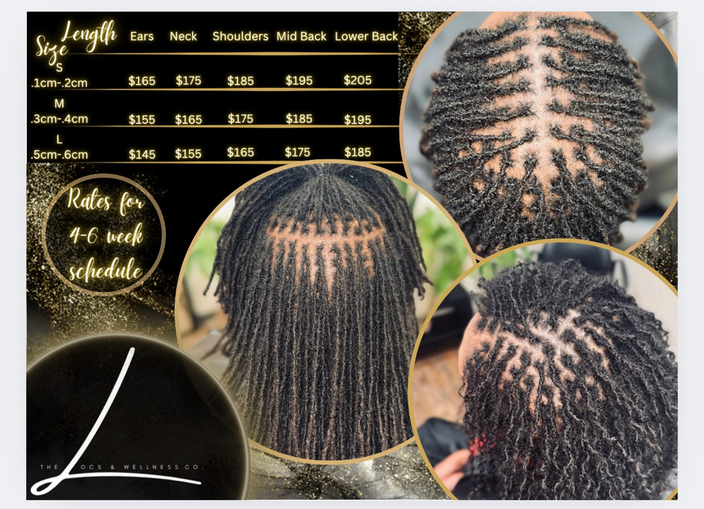 Sisterlock™/Microloc Retightening at The Locs & Wellness Co. in St. Louis, MO