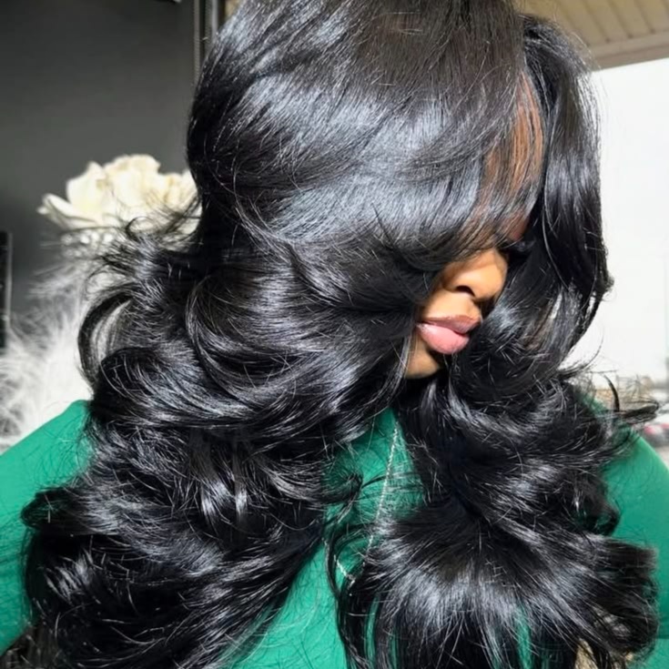 Quickweave with Natural Part at The Runway Salon in Memphis, TN