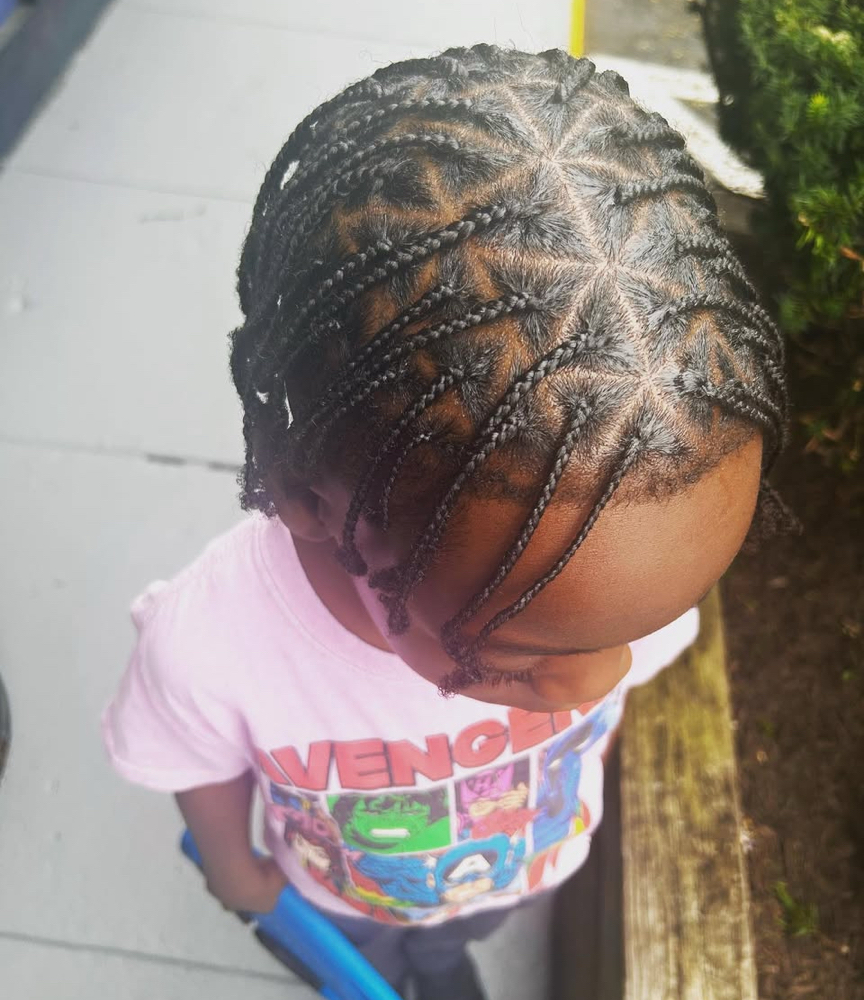 Boys Triangle Braids Top Only at Boobabe Braidn Bar in Oxon Hill, MD
