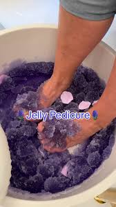 Steamed Glam Luxe Jelly Pedicure at Nails & Secrets Lounge in El Paso, TX