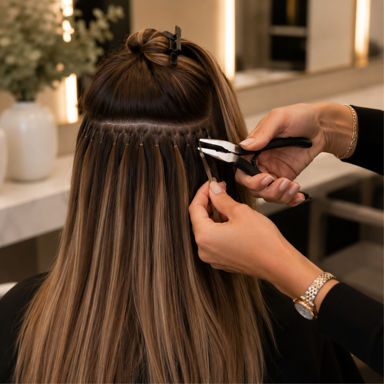 Keratip Extension Removal at Natural Hair Center in Aventura, FL