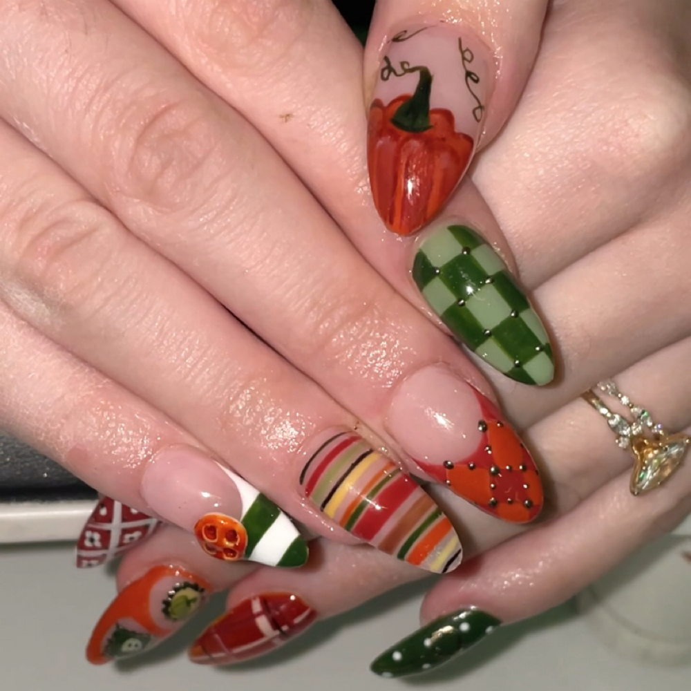 Hard Gel Fullset at Baldtech in Billings, MT