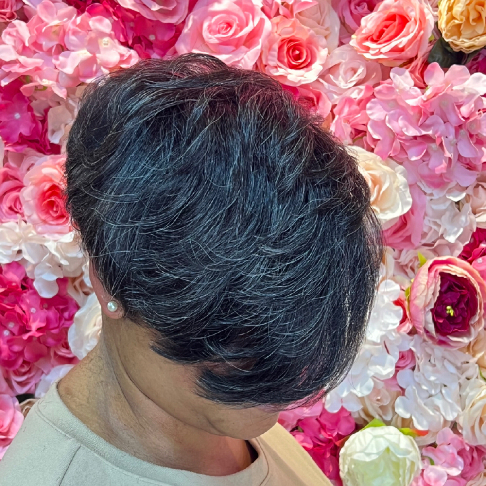 Tailored hair cut at The Lena Nicole Experience in Berkley MI, MI