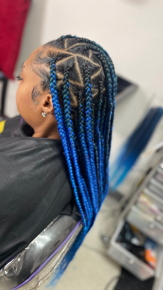 Medium Knotless Braids