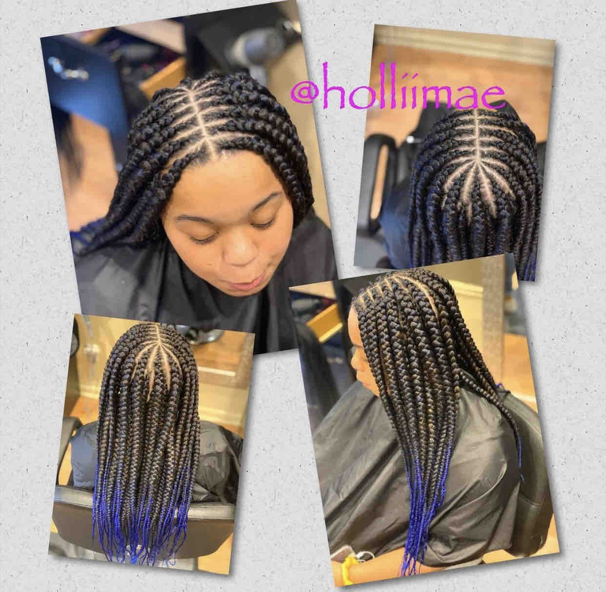 Layered (feed In) Braids