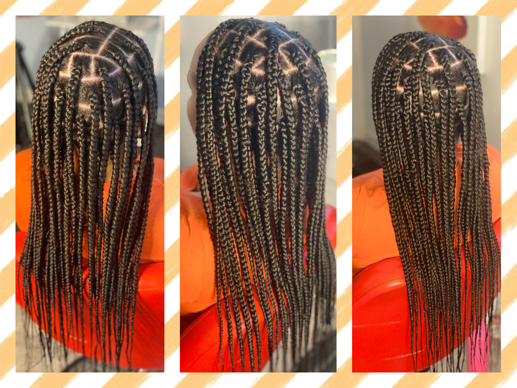 Large Mid-back Knotless at Crowned Hair in Augusta, GA
