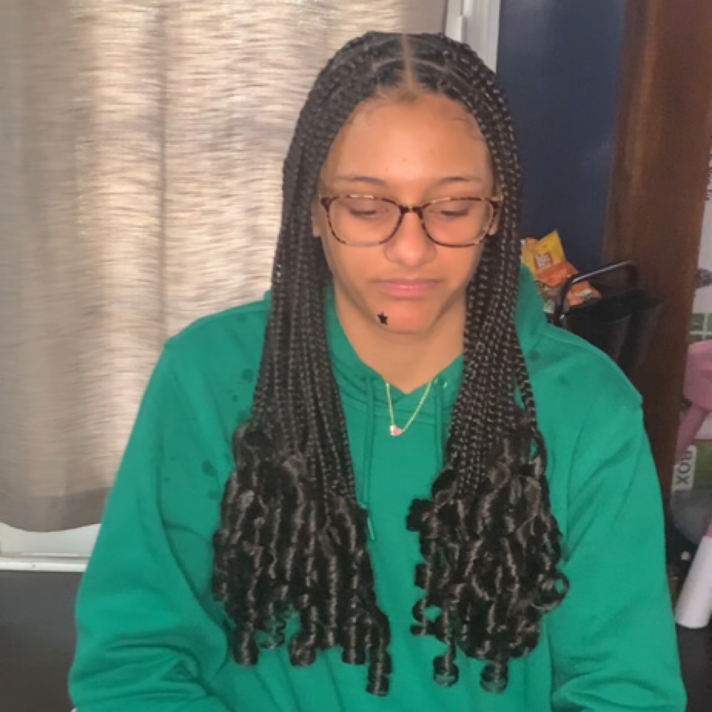 Medium Knotless (Butt Length) at Charming Clean Braids in Fayetteville, NC