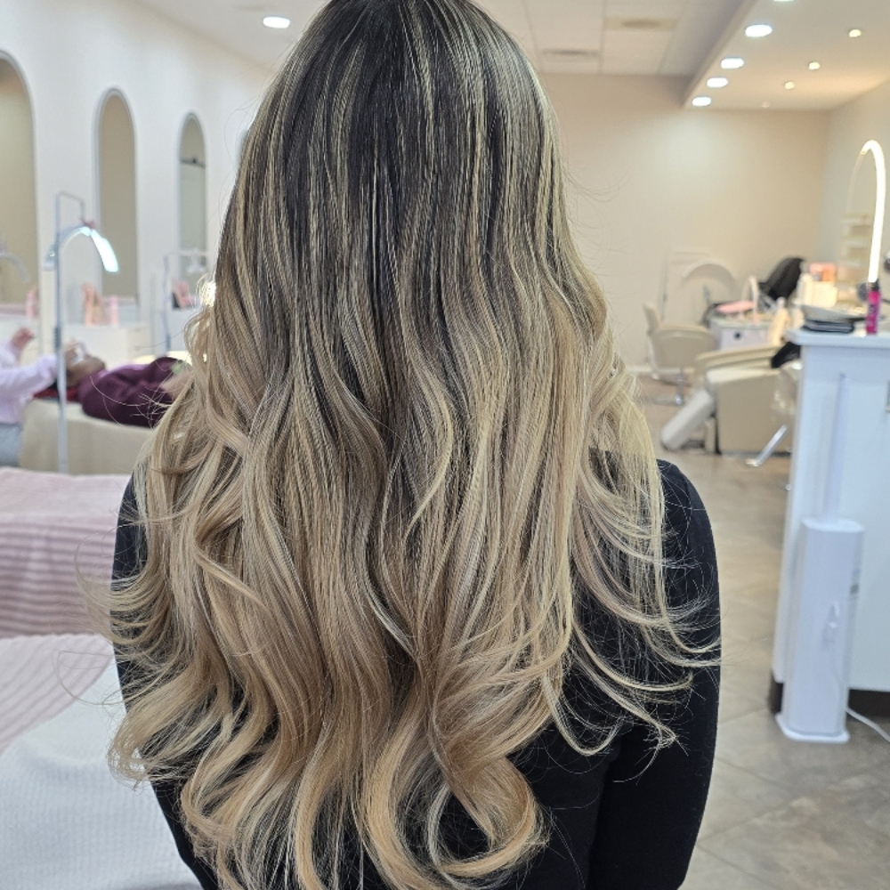 Balayage & Highlights // Rallitos at @glambymagdalena in Loves Park, IL
