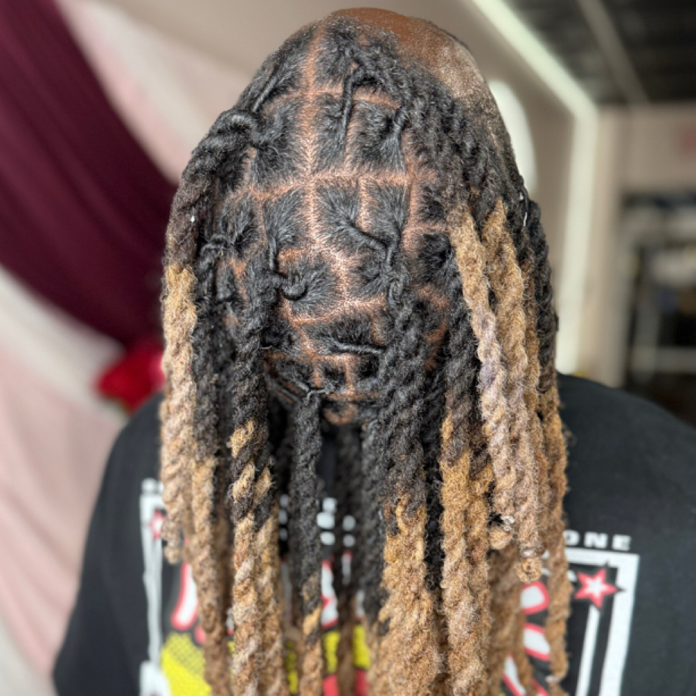 Loc Re-Twist & Style at Anjel Hair and Beauty Studios in College Park, GA