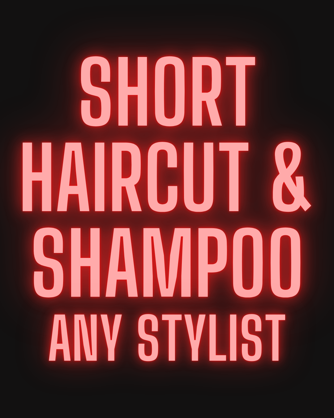 Short Haircut & Shampoo-Any Stylist