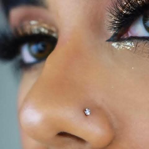 Nose piercing