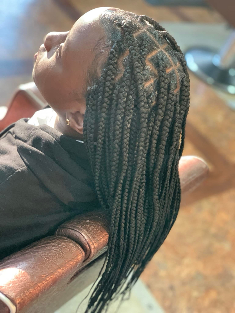 Girls Knotless Braids