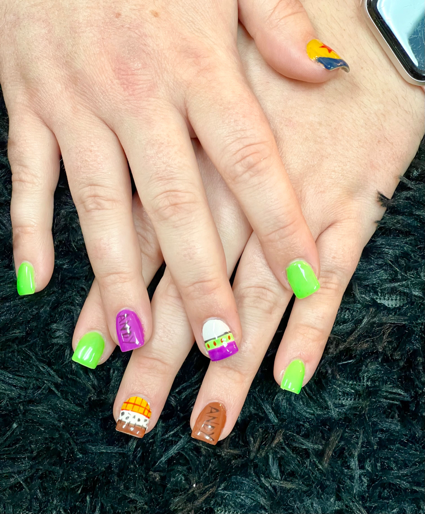 Full Set Of Hard Gel Nails
